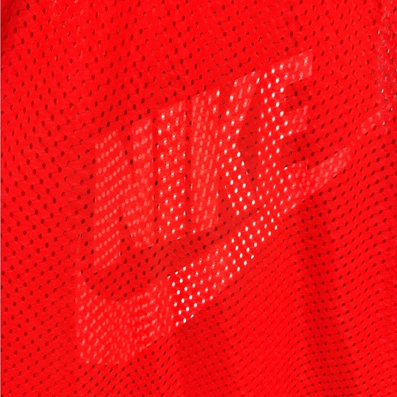 Nike Bright Red Mesh Racerback Tank - Picture 2 of 3